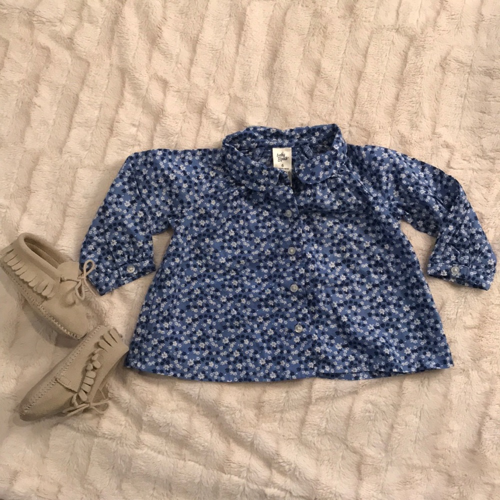 Baby b’gosh Button up blouse! Used like new!